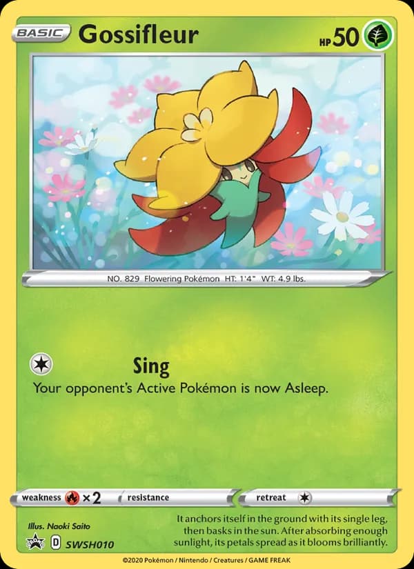 Gossifleur card in English