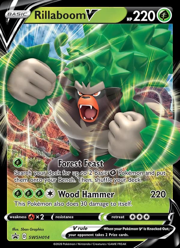 Rillaboom V card in English