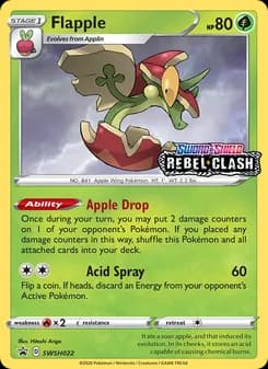 Flapple card in English