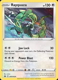 Rayquaza card in English