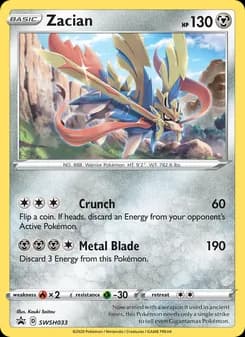Zacian card in English