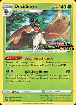 Decidueye card in English