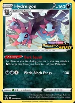 Hydreigon card in English