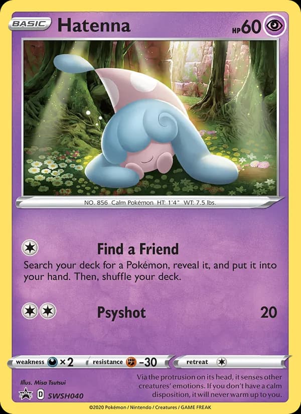 Hatenna card in English