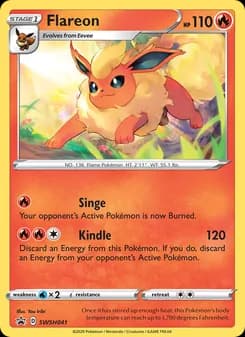 Flareon card in English