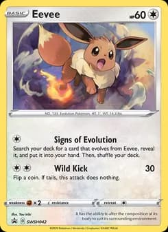 Eevee card in English