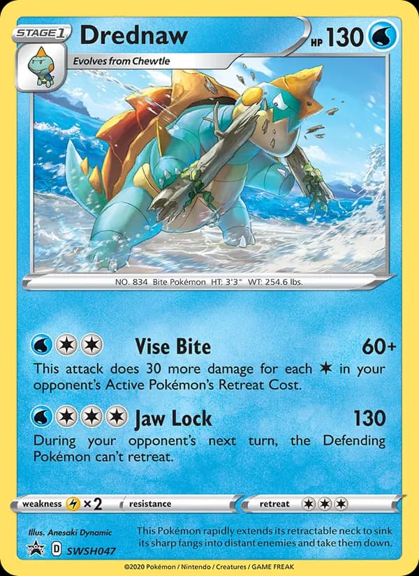 Drednaw card in English