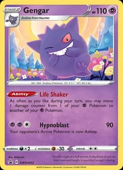 Gengar card in English