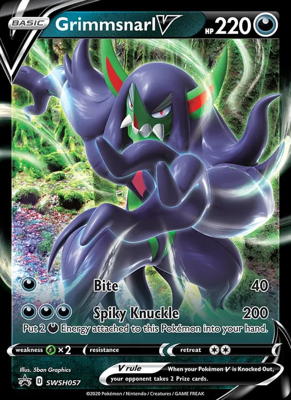 Grimmsnarl V card in English