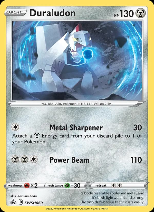 Duraludon card in English