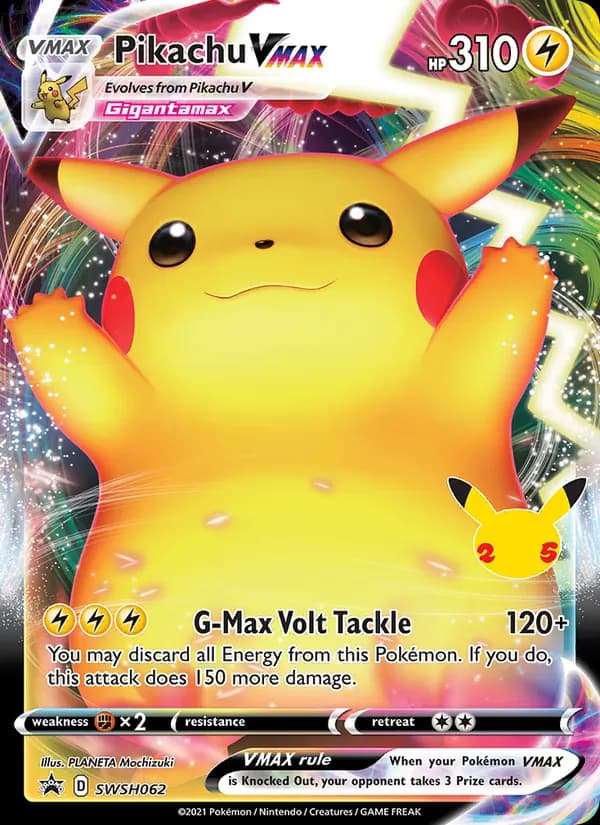 Pikachu VMAX card in English