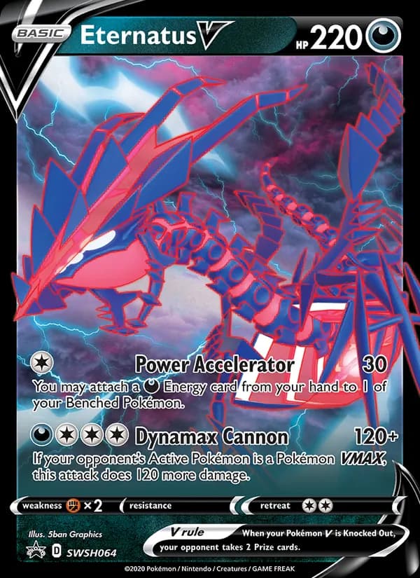 Eternatus V card in English