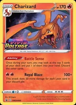 Charizard card in English