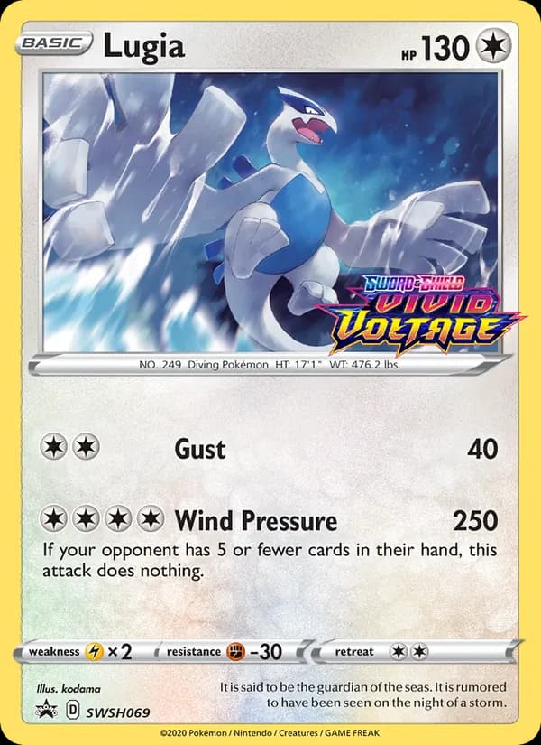 Lugia card in English