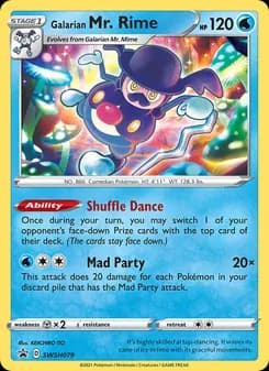 Galarian Mr. Rime card in English