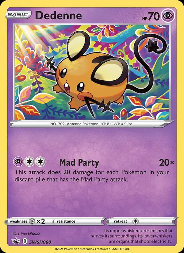 Dedenne card in English