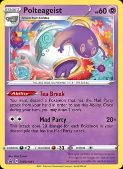 Polteageist card in English