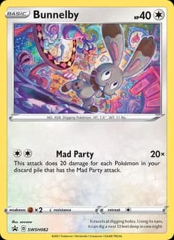 Bunnelby card in English