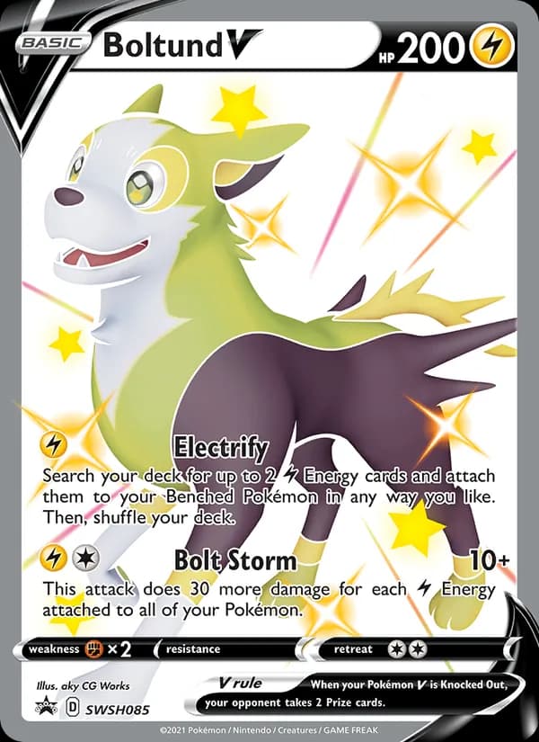 Boltund V card in English