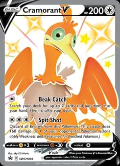 Cramorant V card in English