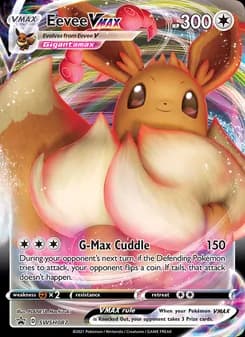 Eevee VMAX card in English