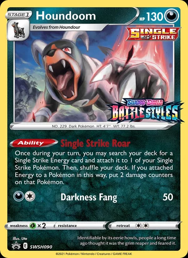 Houndoom card in English