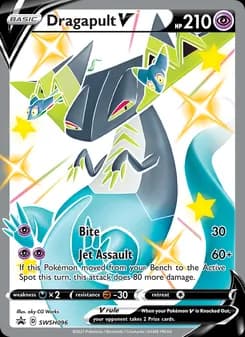 Dragapult V card in English