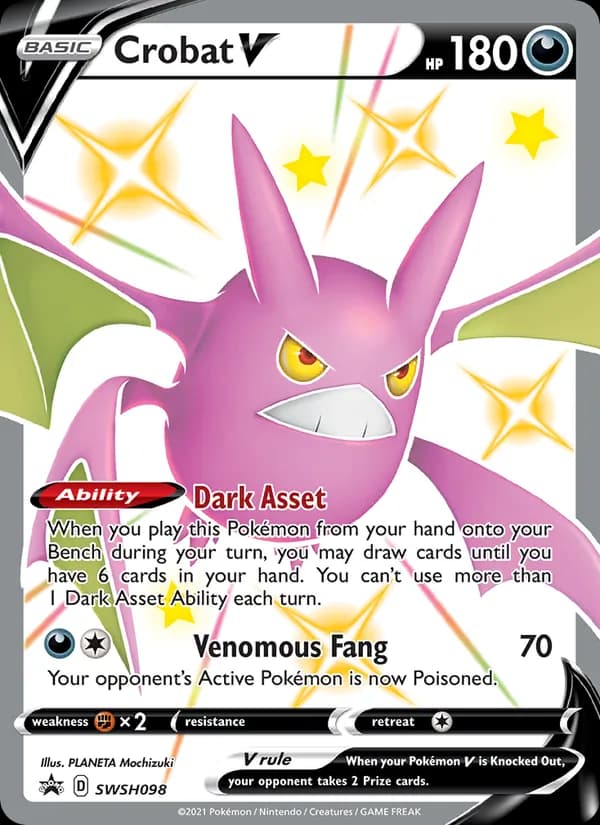 Crobat V card in English