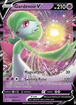 Gardevoir V card in English