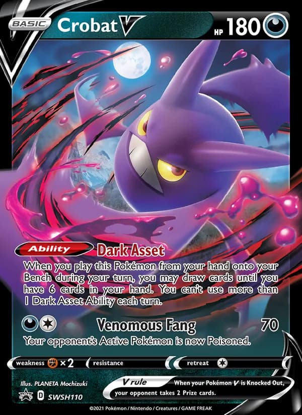 Crobat V card in English