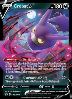 Crobat V card in English