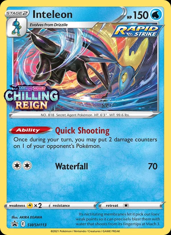 Inteleon card in English