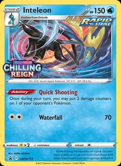 Inteleon card in English
