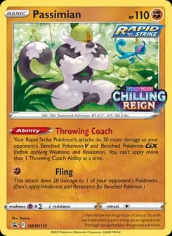 Passimian card in English