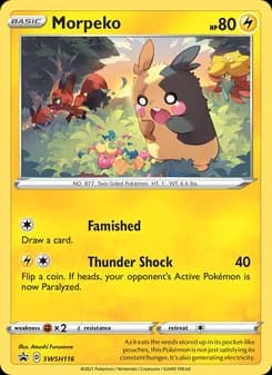 Morpeko card in English