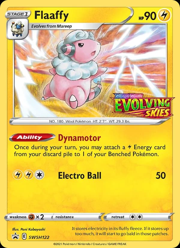 Flaaffy card in English