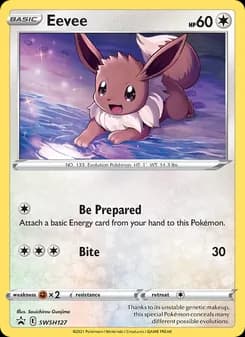 Eevee card in English