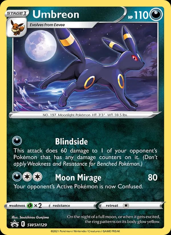 Umbreon card in English