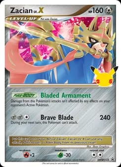 Zacian card in English