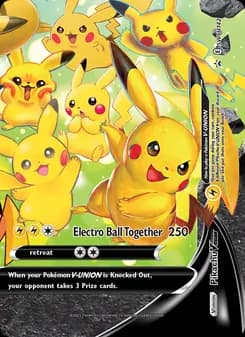 Pikachu V-UNION card in English