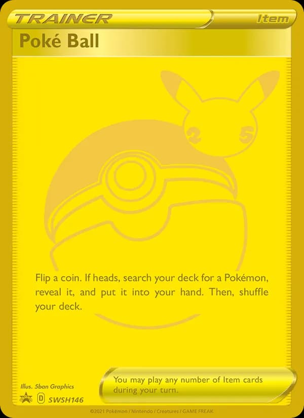 Poké Ball card in English
