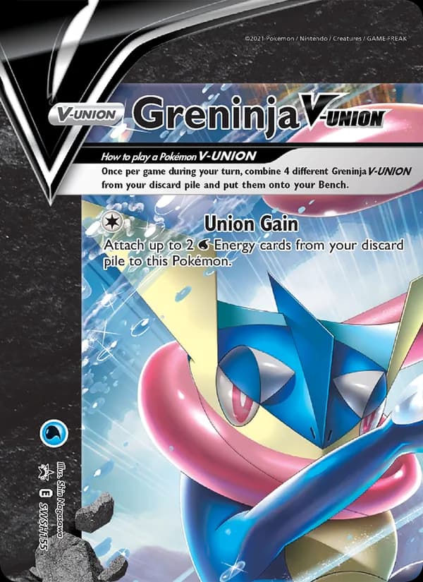 Greninja V-UNION card in English