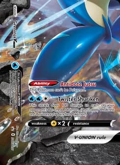 Greninja V-UNION card in English