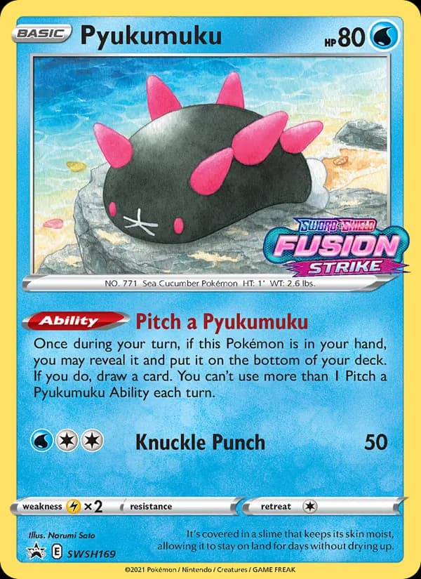 Pyukumuku card in English