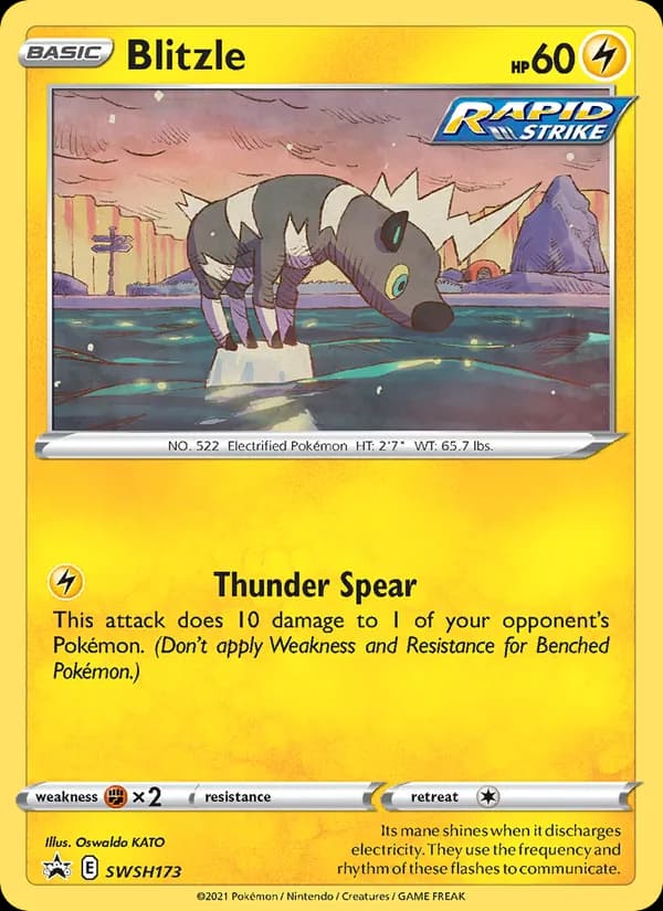 Blitzle card in English