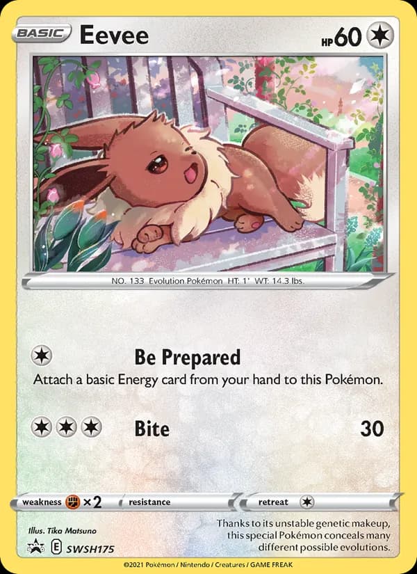 Eevee card in English