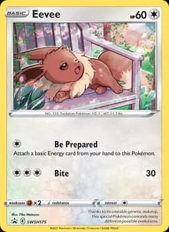 Eevee card in English