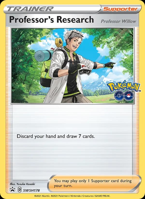 Professor's Research card in English