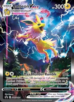 Jolteon VMAX card in English