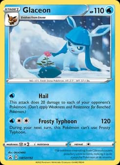 Glaceon card in English